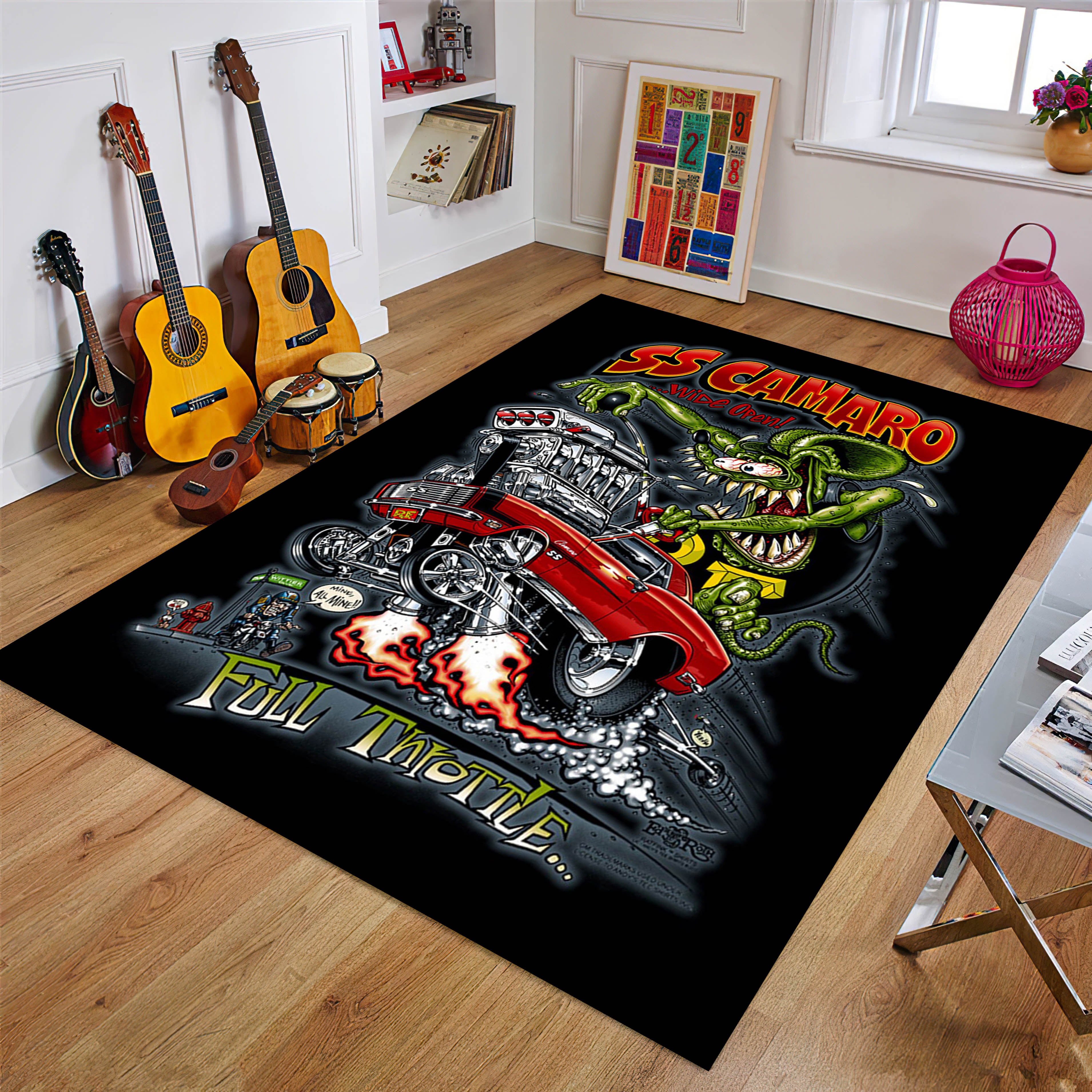 Moonster Car Rug, Kids Room Rug