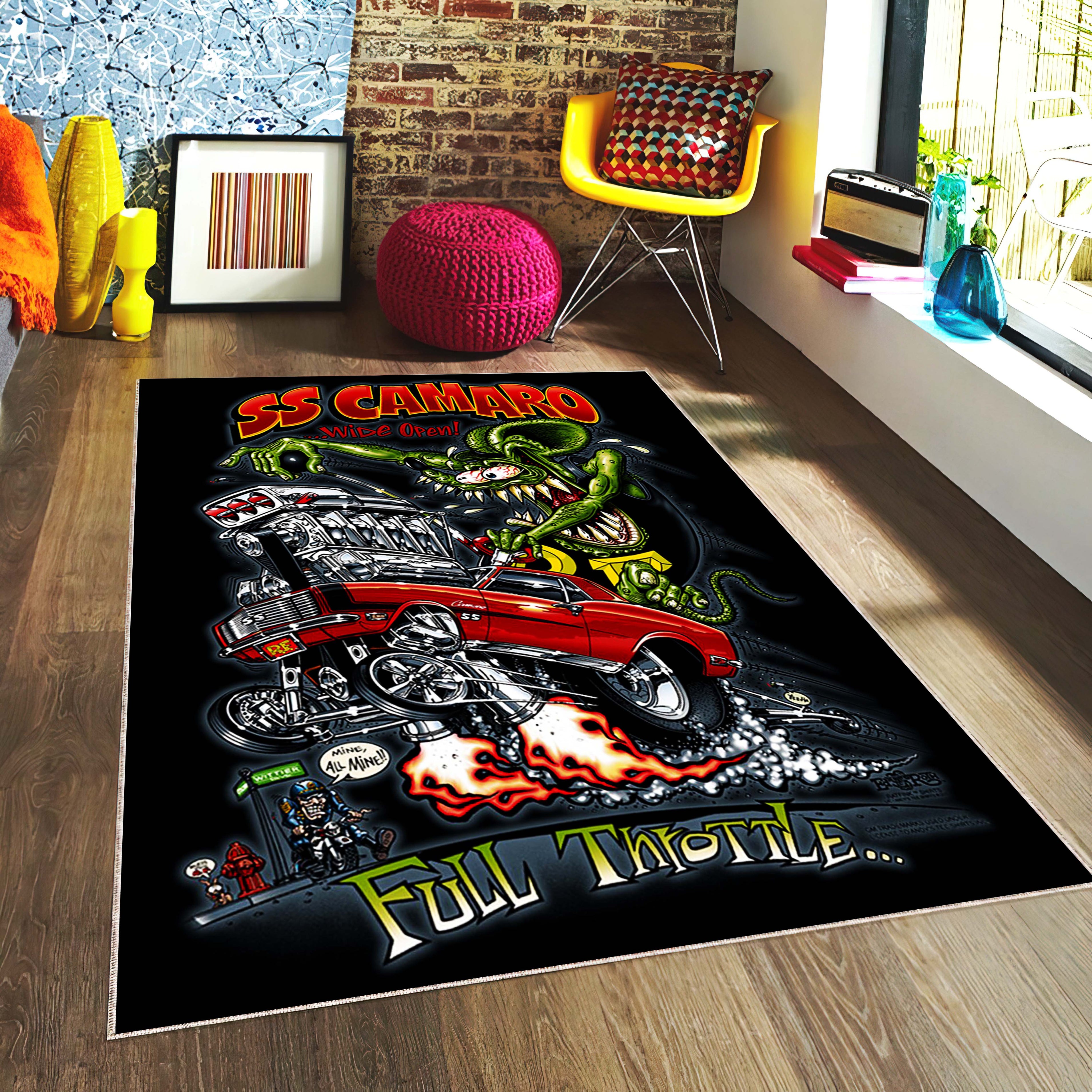 Moonster Car Rug, Kids Room Rug